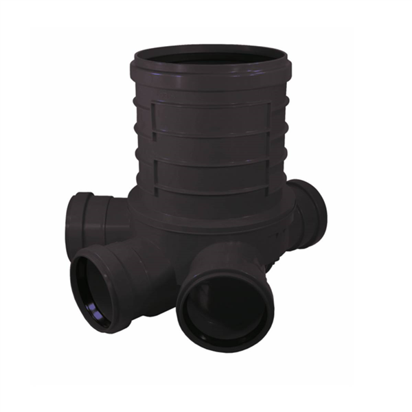 BOITE DE BRANCHEMENT PP ASSAINISSEMENT 3 ENTREES/1 SORTIE RML 315X200 NOIR