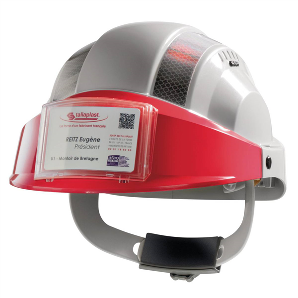 PORTE BADGE CLIPSABLE POUR CASQUE "ORIZON"