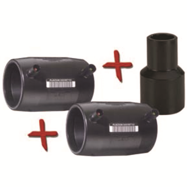 ENS. REDUCTION PE100 ES GAZ D125x110