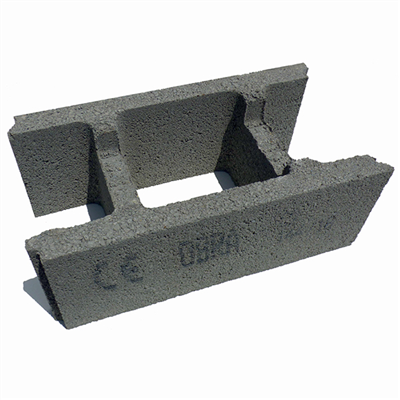 Bloc béton à bancher 500 x 270 x 200 mm OBRA
