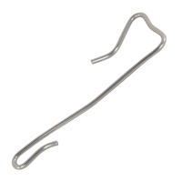Crochet fixation ardoises - Inox 17% - Talon 4 mm - Ø 2,7 mm - Longueur 8 cm - Boîte de 500