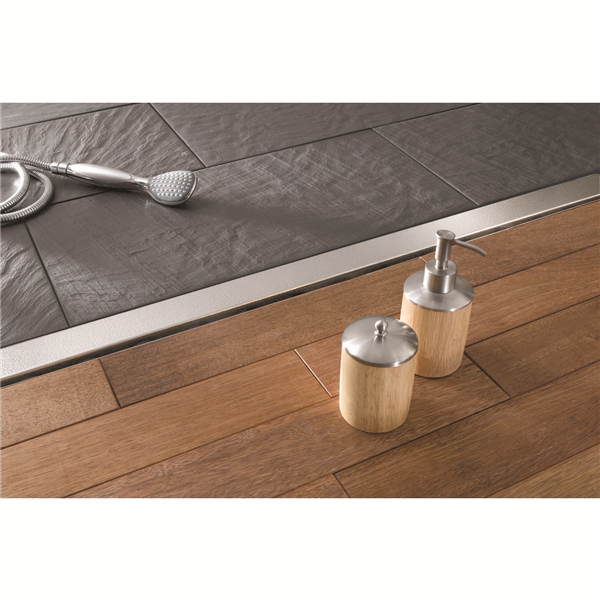 CANIVEAU DOUCHE PLAT L 700 CUIR RG700-CUIR