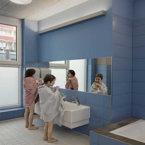 Faïence salle de bain Color One - 20,0 CM x 40,0 CM - ép. 7,00 MM - Blanc brillant