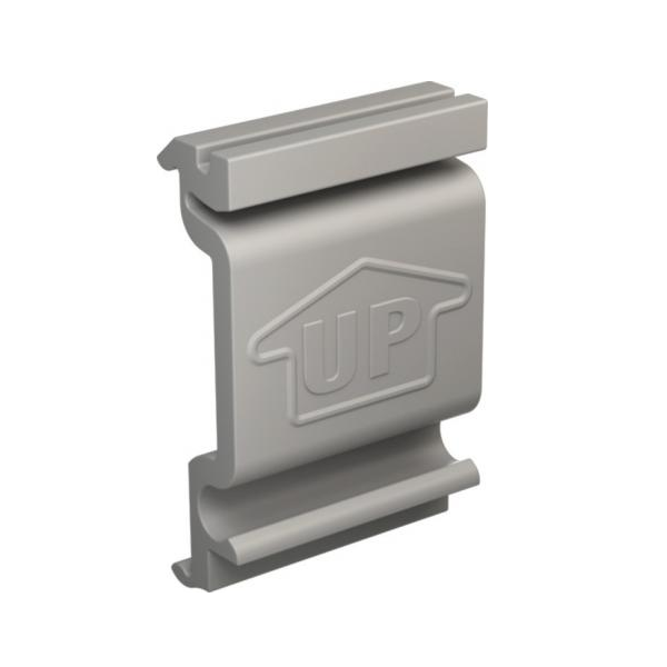 Clip de fixation de bandeau Mantion SAF-Évolution 81-120 pour rail 13312 de porte coulissante - lot de 5 pièces