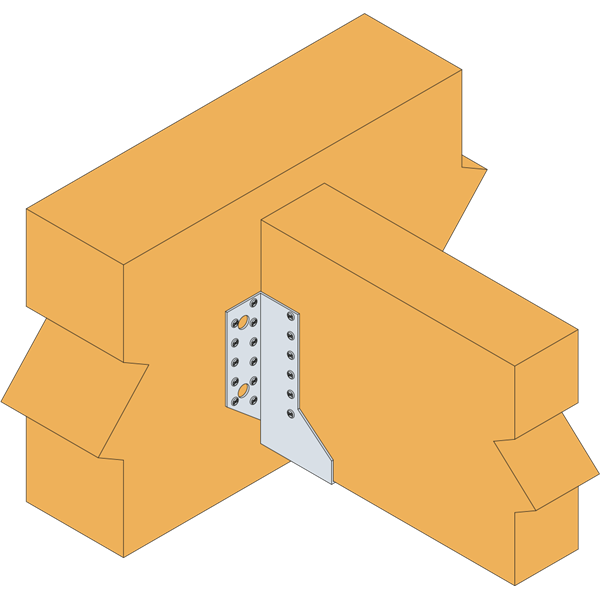 Sabot à ailes extérieures SAEL - Largeur 110 mm - Hauteur 165 mm - Épaisseur 2 mm