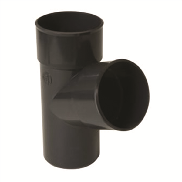 Culotte simple mâle-femelle 67°30 pour tube de descente Ø 80 mm - Anthracite