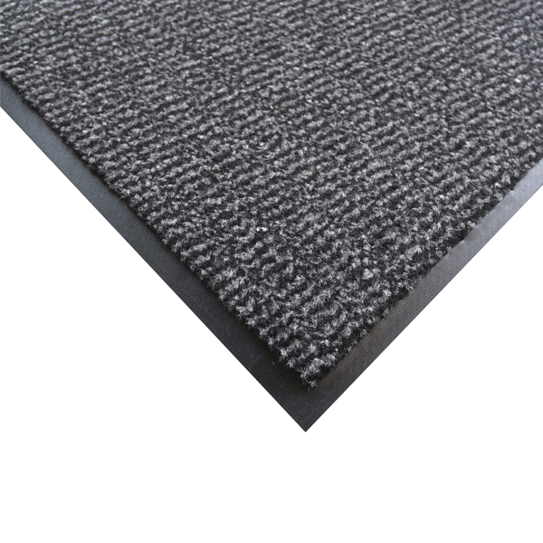 Tapis d'entrée intérieur absorbant et antidérapant PMR trafic normal - Vanoise - Caoutchouc/polypropylène - 120,00 cm x 240,0 cm - ép. 4,5 mm