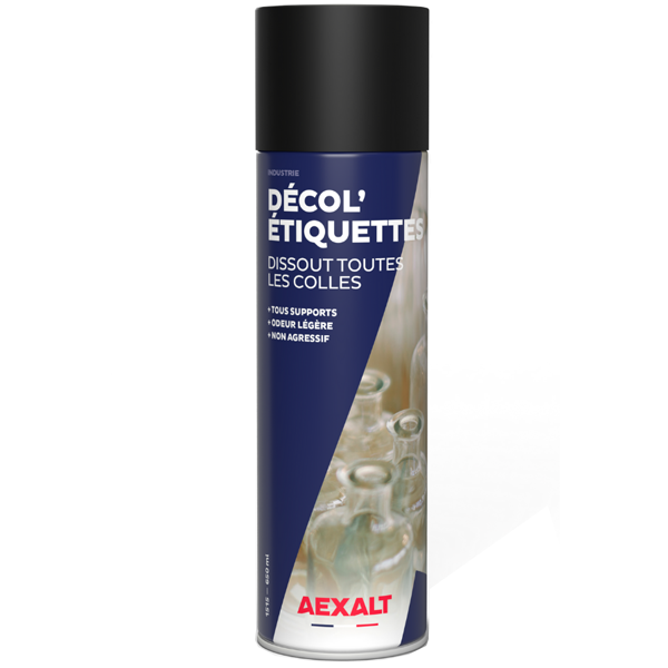 Décolle étiquettes tous supports - Décol'Étiquettes Aexalt - aérosol de 650 ml