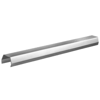 Couvre-joint en zinc naturel Rheinzink pour tasseau de 50 mm - développé  - longueur