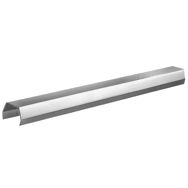 Couvre-joint en zinc naturel Rheinzink pour tasseau de 50 mm - développé  - longueur