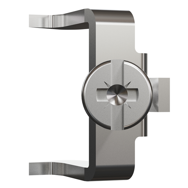 Griffe pour appareillage Schneider Odace - spéciale rénovation - inox - vis PZ1 - lot de 10