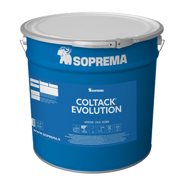 Colle PU mono-composante pour isolants de toiture-terrasse - Coltack Evolution - bidon de 6 kg