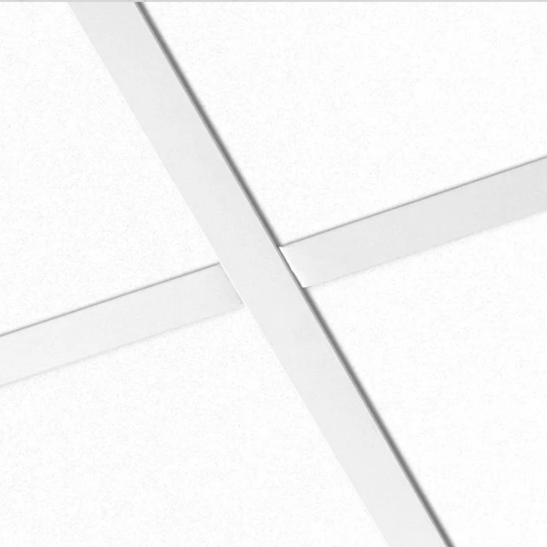 Dalle de plafond suspendu Ecophon Focus A pour ossature T24 - Blanc - 600,0 MM x 600 MM - ép. 20,00 MM