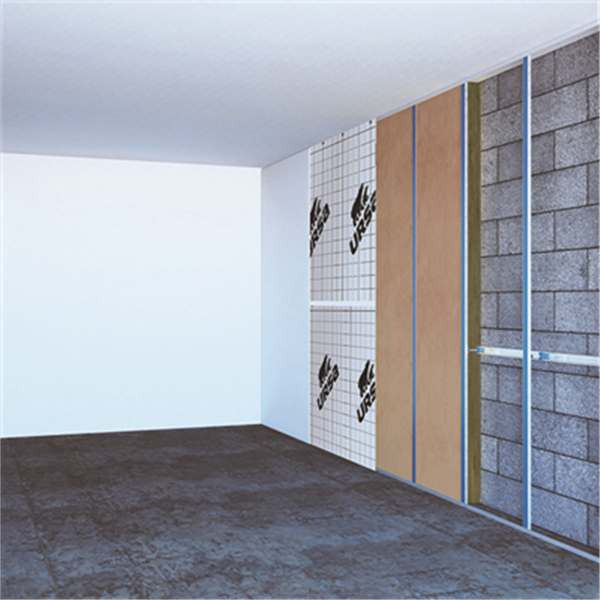 Rouleau laine de verre semi-rigide pour murs et combles - PRK 32 revêtu kraft Ursa - R=6,25 m².K/W - 2,60 M x 1,20 M - ép.200 MM