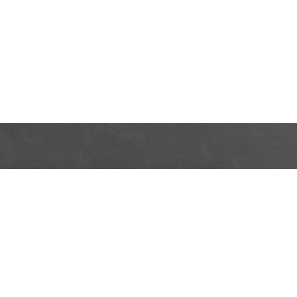 Plinthe de carrelage intérieur en grès cérame Zen effet béton - 45,0 CM x 7,2 CM - Graphite