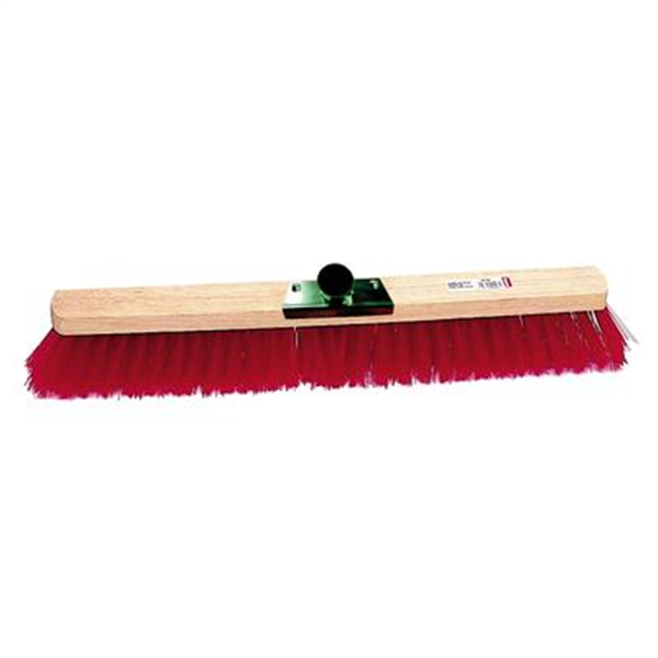 Balai de piste PVC rouge Pro Brosserie Thomas longueur 60 cm