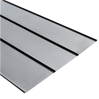 Tôle bac acier 0,60 MM prélaqué aspect joint debout Clipeo Bacacier - 450 MM x 1000,0 MM - Azuro