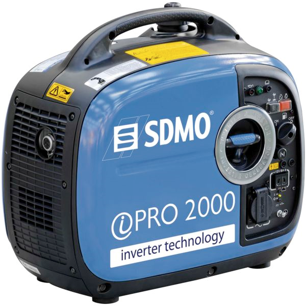 Groupe électrogène SDMO Inverter Pro 2000 C5 à moteur essence Yamaha - 1800 W - avec prises 230 V et 12 V