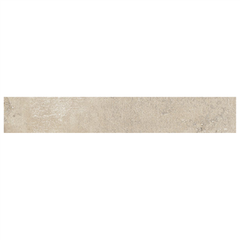 Plinthe de carrelage intérieur en grès cérame émaillé effet pierre Marna - 50,0 CM x 8,0 CM - Beige