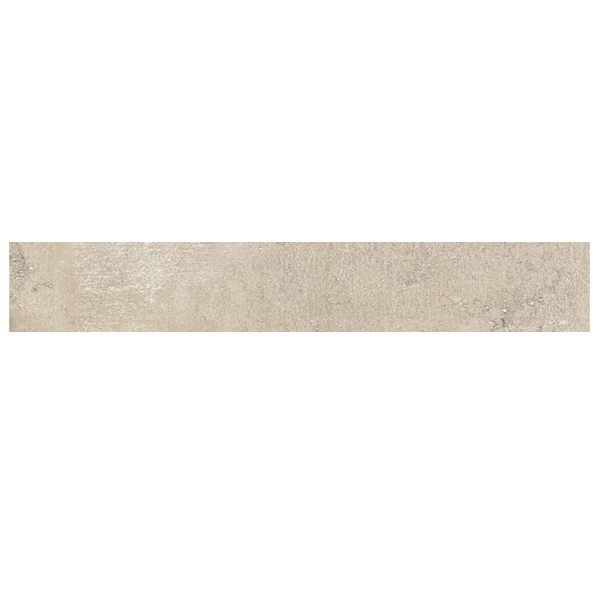 Plinthe de carrelage intérieur en grès cérame émaillé effet pierre Marna - 50,0 CM x 8,0 CM - Beige