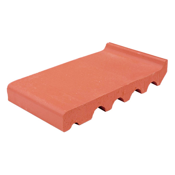 Appui de baie plein en terre cuite rouge lisse - profondeur 29 CM - largeur 20,00 CM - épaisseur 5,00 CM