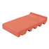 Appui de baie plein en terre cuite rouge lisse - profondeur 29 CM - largeur 20,00 CM - épaisseur 5,00 CM