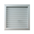 Grille de ventilation murale extérieure - 400 x 392 mm - Aluminium anodisé - Autogyre