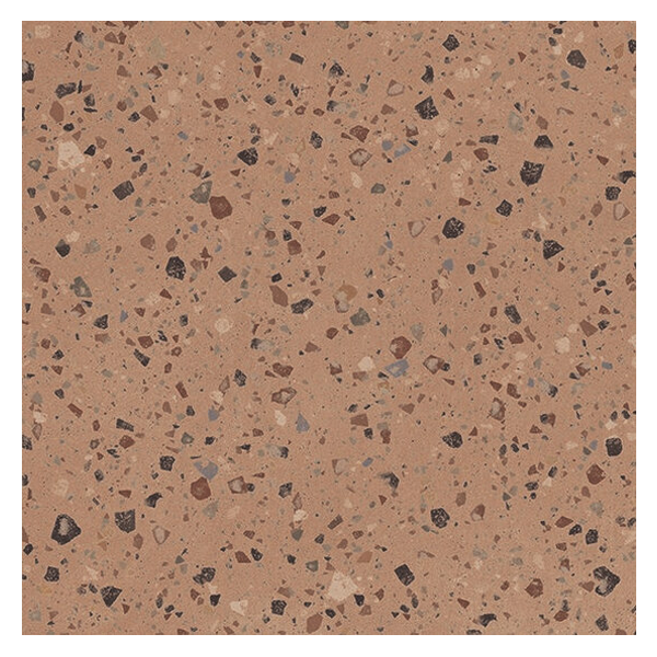 Carrelage sol intérieur imitation terrazzo - Argillae Coccio Gobi - 60,0 CM x 60,0 CM - ép. 9,70 MM