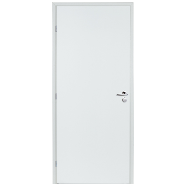 Bloc-porte coupe-feu 30 minutes Righini Neolys Feu Plane - 204 CMx83 CM - droit poussant - serrure 1 point