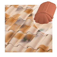 About d'arêtier circulaire Tejas Boja - tuile mécanique et canal - coloris Nature Vilavella - 430 MM x 200 MM