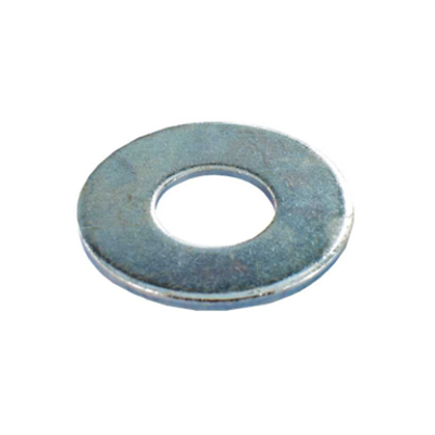 Rondelle plate large de serrage et fixation - Diamètre 5 mm - Acier zingué - Boîte de 200