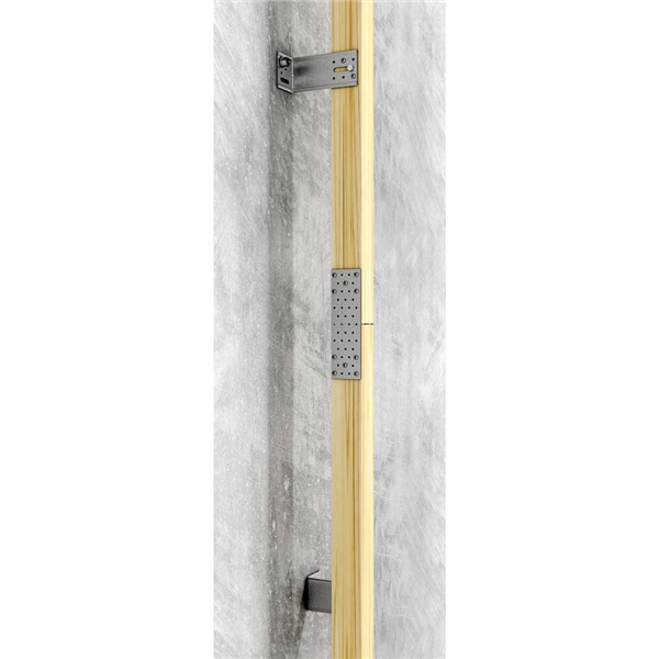 Plaque perforée en acier galvanisé Simpson strong NP  - largeur 140 mm - hauteur 240 mm - épaisseur 2 mm