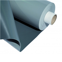 Membrane d'étanchéité synthétique en PVC Flagon S pour points singuliers et habillages divers des toitures terrasses - Gris clair RAL 7047 - 1.05 m x 20 m