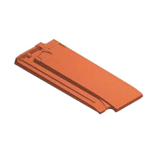 Demi-tuile en terre cuite - Signy - Anthracite mat