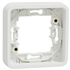 Cadre pour 1 poste encastré Schneider Mureva Styl - IP55 - IK08 - blanc RAL 9003