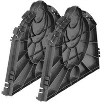 PAROIS ENT./SOR.TUNNEL LOT 2 PIEC.