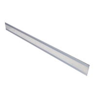 Bordure en alu - Marron - 100 mm x 2,30 ml