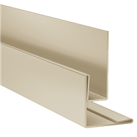 Profilé d'angle sortant et de retour tableau pour bardage Hardie VL Plank - Alu Sable clair - 3,00 M