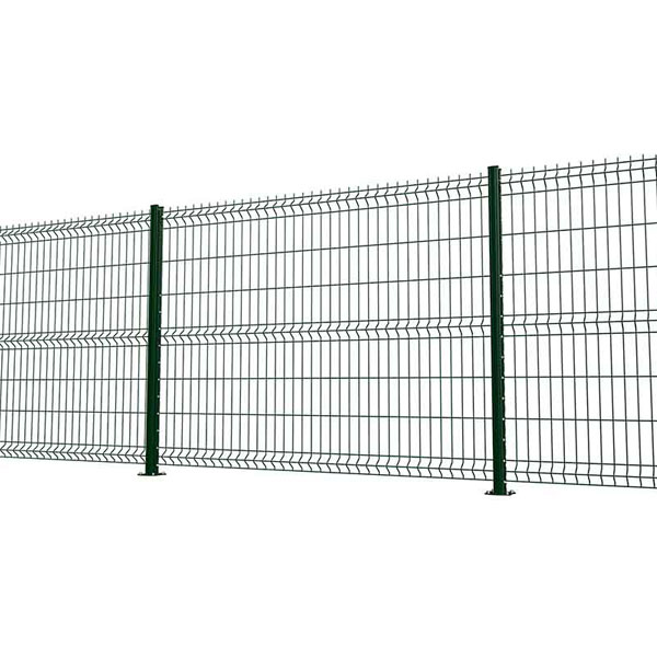 Poteau Profix pour grillage rigide - inviolable et sans accessoire - Vert RAL6005 - Hauteur 1,70 m