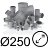 Raccords PVC diamètre 250