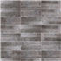 Carrelage imitation carreaux de ciment - Faïence salle de bain - Groove - 50,0 CM x 25,0 CM - ép. 8,50 MM - Antracita