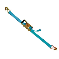 Sangle d'arrimage avec boucle à rochet avec crochet double ronds longueur 5 mètres