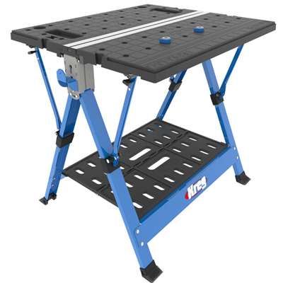 Établi mobile multifonction Kreg KWS1000-INT avec pince - plan de travail de 70 x 80 cm - 158 kg max