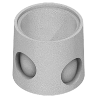 Rehausse H:25cm pour boîte de branchement d:60 cylindrique