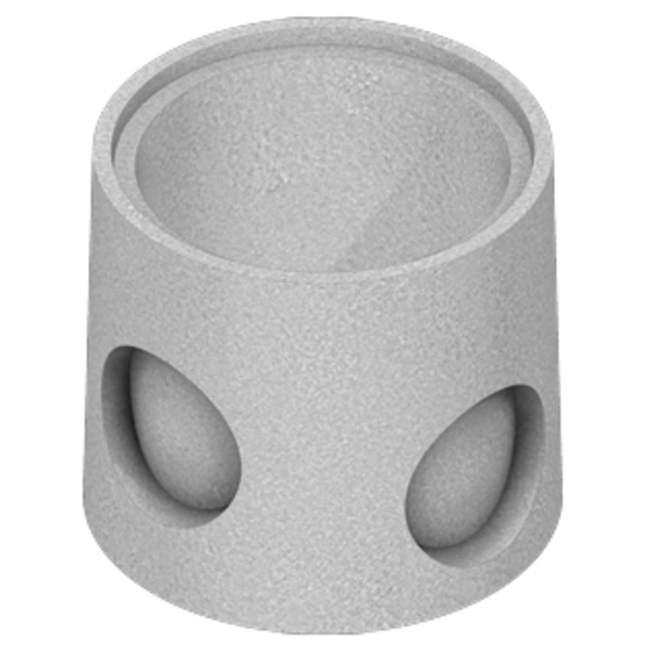 Rehausse H:25cm pour boîte de branchement d:60 cylindrique