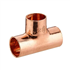 Raccord té femelle égal 90° pour tube en cuivre - Diamètre 10 mm - À souder - Cuivre