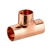 Raccord té femelle égal 90° pour tube en cuivre - Diamètre 10 mm - À souder - Cuivre