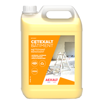 Détergent dégraissant professionnel spécial gros travaux - Cetexalt Bâtiment - intérieur/extérieur - bidon de 5 litres