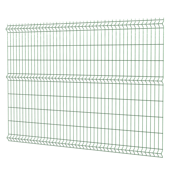 Panneau grillage rigide Vert RAL6005 - Hercules Medium - fil vertical Ø4 mm fil horizontal Ø5 mm galvanisé et plastifié - 2,50 M x 1,03 M