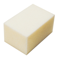 Éponge en mousse synthétique blanc Taliaplast pour gros nettoyage - 150 x 100 x 80 mm